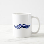 Schnurrbart-blaues Schwarzes die MUSEUM Zazzle Ges Tee Tasse