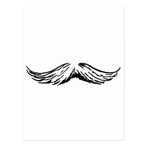Schnurrbart die MUSEUM Zazzle Geschenke Postkarte