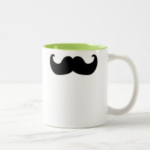 Schnurrbart-Herr Becher - Hälfte von Herrn und von Tee Tasse