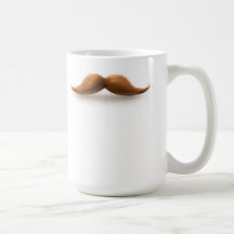 Schnurrbart Kaffee Tasse