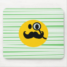 Schnurrbart Monocle smiley Mousepad