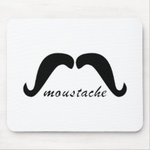 Schnurrbart moustache mousepads