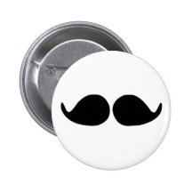 Schnurrbart moustache mustache anstecknadelbutton