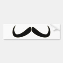 Schnurrbart moustache mustache autosticker