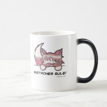 Schnurrbart-Regel-verwandelnder Becher Teehaferl
