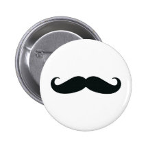 Schnurrbart-Schnurrbart-Schnurrbart Button