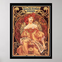 Schokolade Amatller Vintages Plakat-Alphons mucha