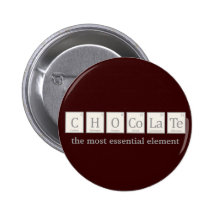 Schokolade, das wesentlichste Element Anstecknadelbuttons