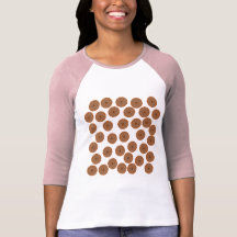 Schokoladen-Kuchen-Muster Shirt