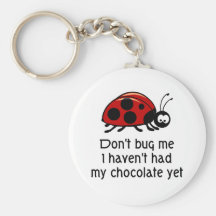 Schokoladen-Liebhaber-Marienkäfer Keychain Schlüsselanhänger