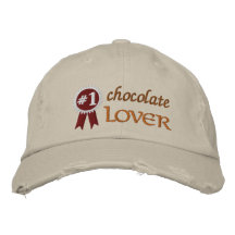 Schokoladen-Liebhabers Bestickte Baseballcaps