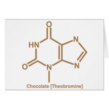 Schokoladentheobromin Karte