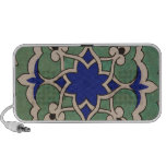 Schöne Antque Vintage Ottomanfliese Notebook Speaker