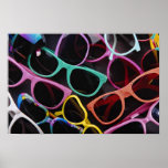 Schöne bunte Sonnenbrille Posterdrucke