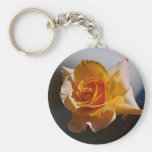 Schöne gelbe Rose Schlüsselbänder