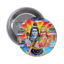 Schöne hindische Gottheiten und Göttinnen Buttons