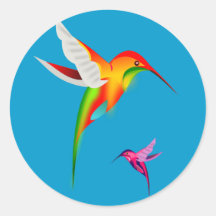 Schöne Kolibris (Colibri) Stickers