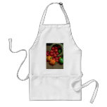 Schöne Paprikaschoten und Tomaten Schürzen