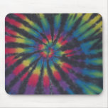 Schöne Regenbogen-Strudel-Spirale-gefärbte Krawatt Mousepads