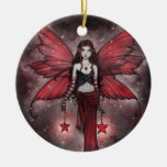 Schöne rote Weihnachtsfee-Verzierung Ornamente