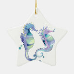 Schöne Seepferdetier-Verzierungen Ornament