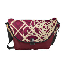 Schöne Sqiggles Rickshaw-Bote-Tasche Kurier Tasche