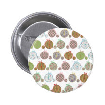 Schöne Vintage große Fahrräder des vorderen Rades Buttons