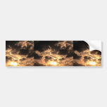 Schöner goldener Sun und dunkle Wolken Autosticker