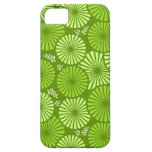Schöner, grüner Retro BlumeniPhone 5 Kasten iPhone 5 Etuis