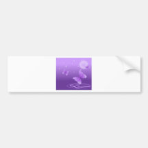 SCHÖNER LILA SCHMETTERLING AUTO STICKER