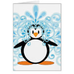 Schöner Pinguin der Braut-2010 Grußkarten