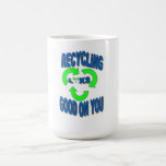Schöner recycelnder Becher Kaffee Haferl