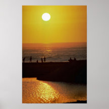 Schöner Sonnenuntergang: Waimea Bucht, Nordufer, O Plakatdrucke