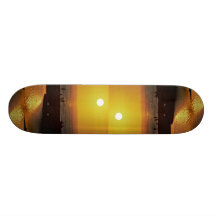 Schöner Sonnenuntergang: Waimea Bucht, Nordufer, O Personalisiertes Skateboard