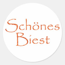 Schönes Biest Aufkleber