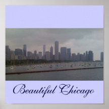Schönes Chicago Posterdruck