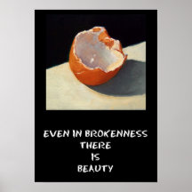 SCHÖNHEIT IM BROKENNESS-PLAKAT