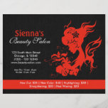 Schönheits-Salon (Firebrick) Flyer