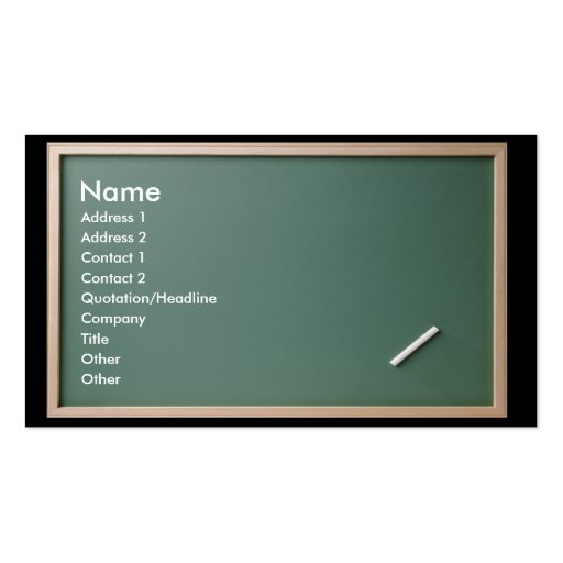 schoolboard visitenkarten