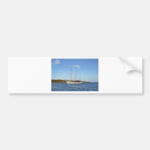 Schooner In The Isles Of Scilly Bumper Sticker
