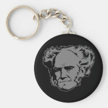 Schopenhauer Porträt Keychain Schlüsselband