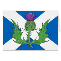 Schottische Distel-Karte