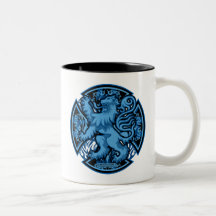 Schottisches blaues Löwe-Kreuz Kaffeetasse