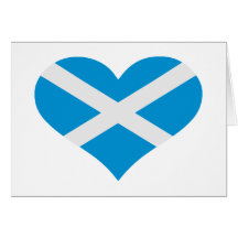Schottland-Flagge Grußkarten