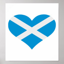 Schottland-Flagge Plakatdruck