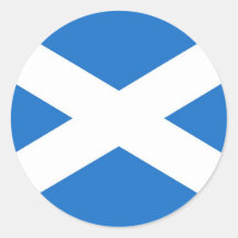 Schottland Runde Aufkleber