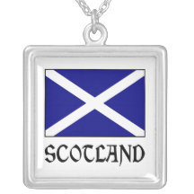 Schottlandflagge u. -wort amulett