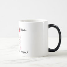 Schreiender Tintenfisch-"Kaffee-" Farbe-Ändernder  Haferl