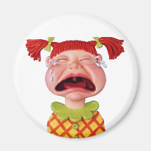 Schreiendes GirlW Magnets