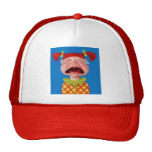 Schreiendes Mädchen Baseball Cap